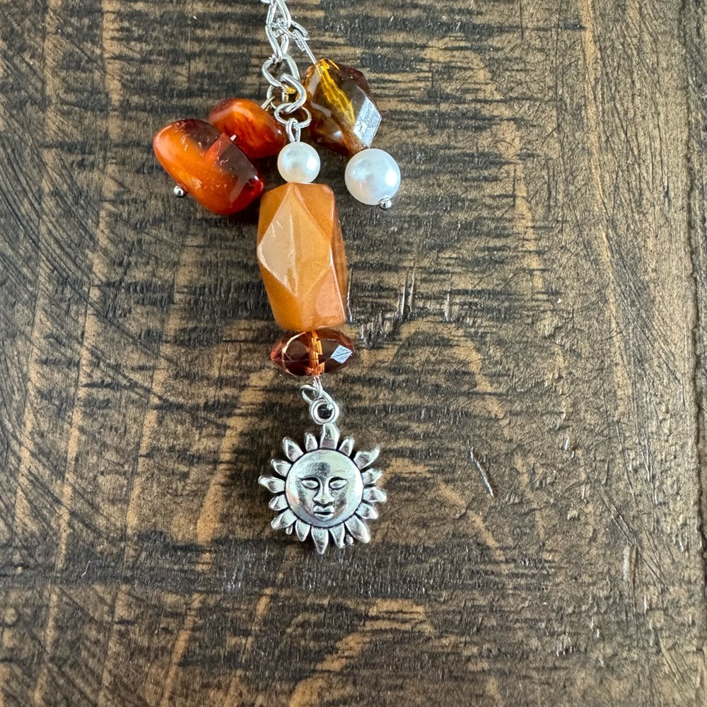 Sun Charm Keychain - NWOT - Picture 3 of 5